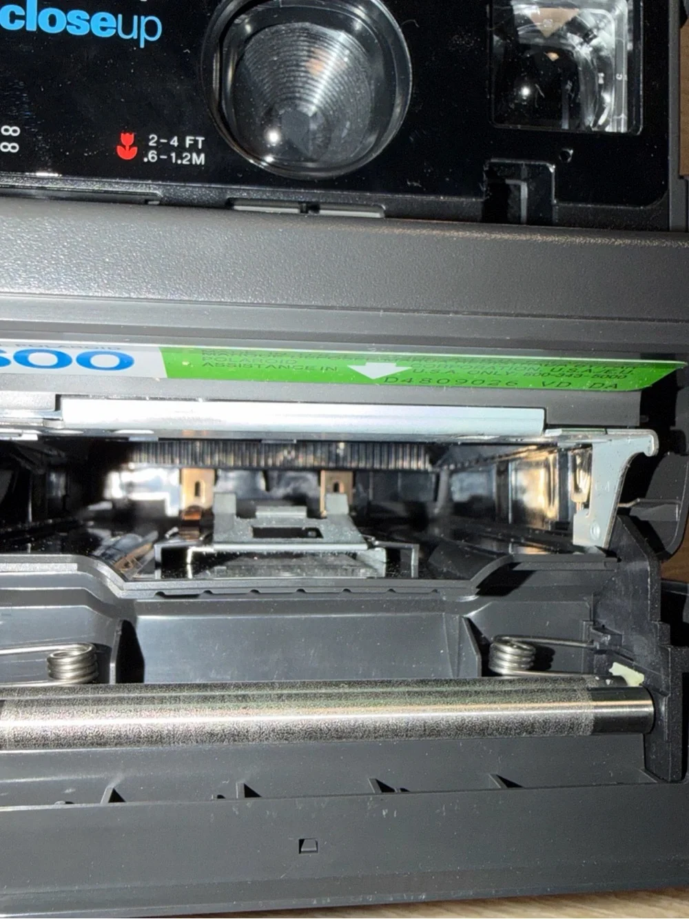 Vintage 90s Polaroid OneStep CloseUp 600 Instant Film Camera Folding Flash